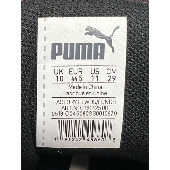 Men’s PUMA Men\'s Axelion Spark Cross Trainer shoes in Black and High Risk Red 11 main image 7